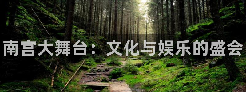 杏鑫娱乐能退款吗：南宫大舞台：文化与娱乐的盛会